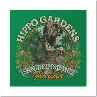 Sanibel Island Hippo Gardens 1963 Posters and Art